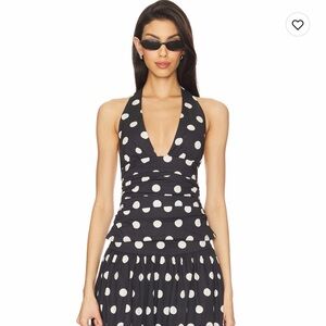 Lovers + Friends Deven  Polka Dot Top